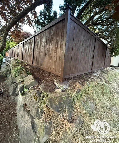 Full Perimeter Fence Replacement & Paver Access Ramp in Shoreline 